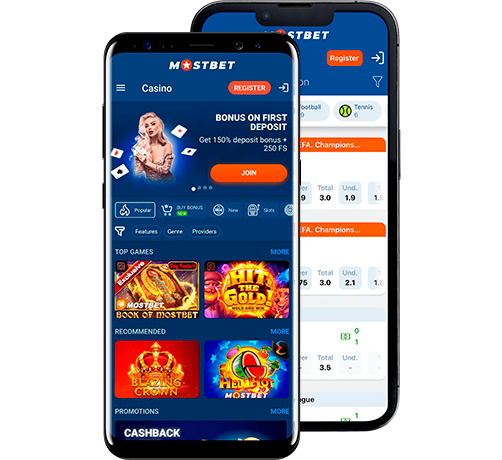 The official Mostbet mobile app