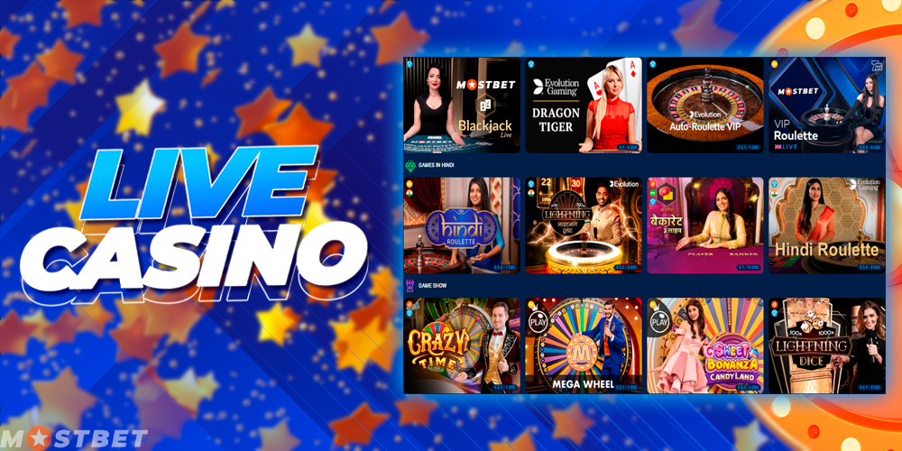 Live casino for India