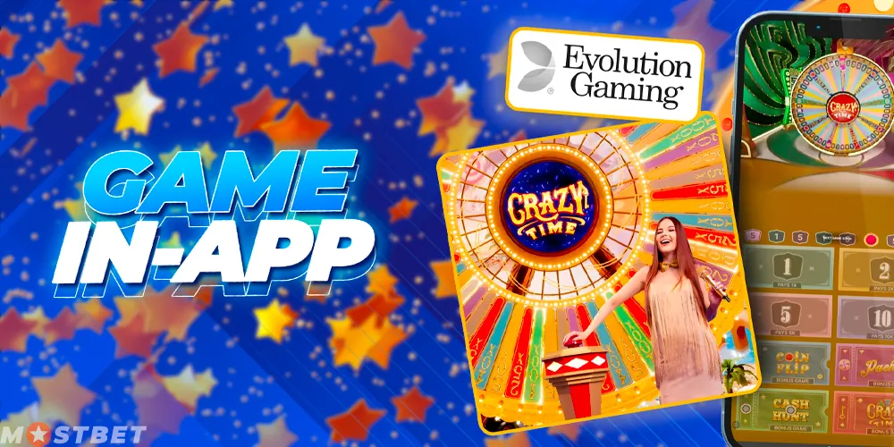 Play Crazy Time in mobile application