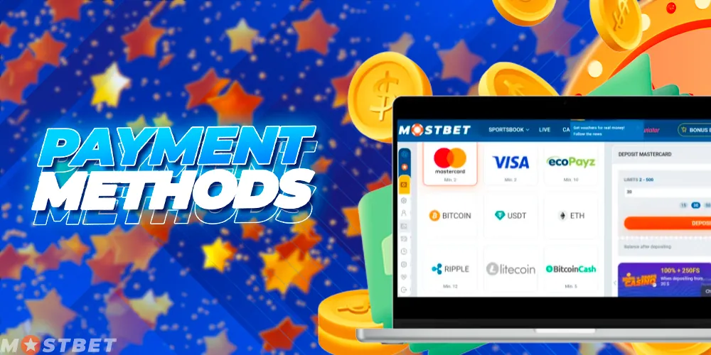 Methods of depositing and withdrawing money from the MostBet website